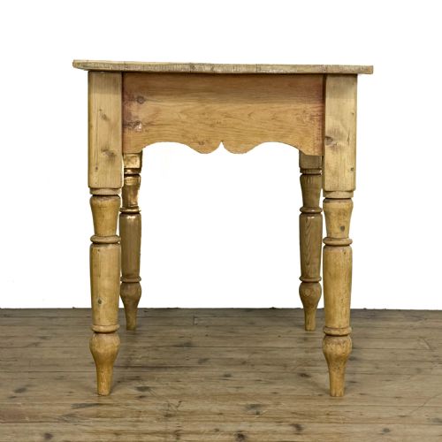 ANTIQUE SMALL PINE KITCHEN TABLE - ADDITIONAL PHOTO 2
