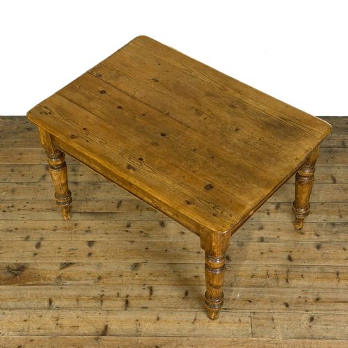 fig 2. Antique Victorian Pine Kitchen Table
