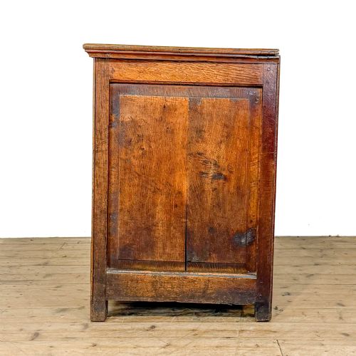 ANTIQUE LARGE OAK MULE CHEST - ADDITIONAL PHOTO 5