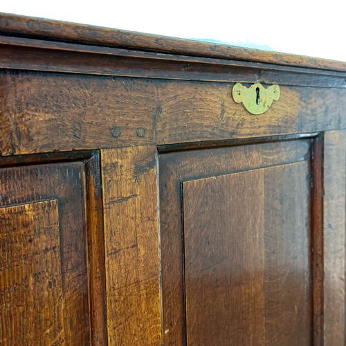 ANTIQUE LARGE OAK MULE CHEST - ADDITIONAL PHOTO 8