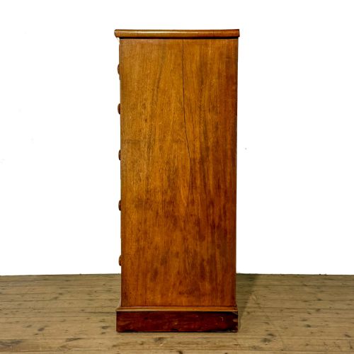 ANTIQUE VICTORIAN MAHOGANY CHEST OF DRAWERS - ADDITIONAL PHOTO 3