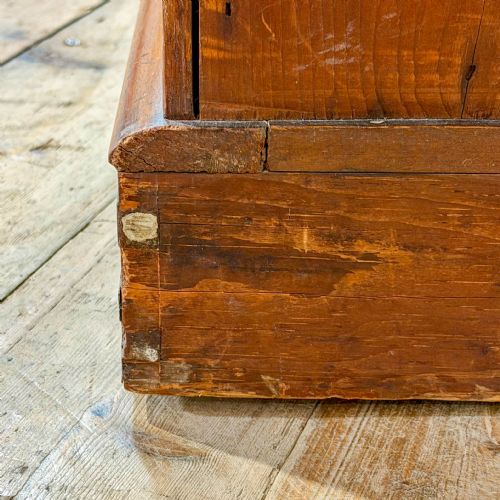 ANTIQUE VICTORIAN MAHOGANY CHEST OF DRAWERS - ADDITIONAL PHOTO 7