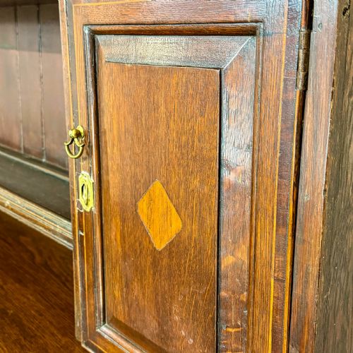 ANTIQUE GEORGIAN OAK DRESSER - ADDITIONAL PHOTO 11