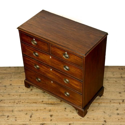 fig 1. Antique Georgian Mahogany Chest of Drawers