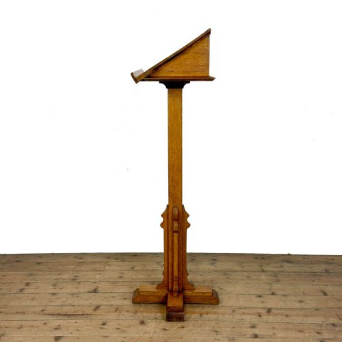 fig 2. Antique Oak Lectern