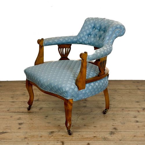ANTIQUE EDWARDIAN MAHOGANY ARMCHAIR