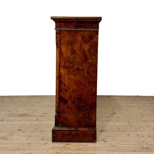 ANTIQUE VICTORIAN WALNUT GLAZED BOOKCASE - ADDITIONAL PHOTO 6