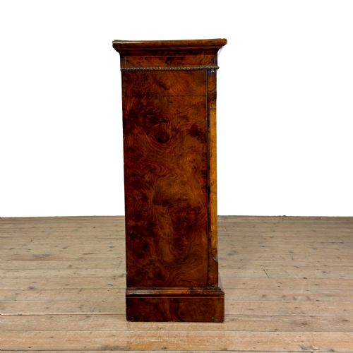 ANTIQUE VICTORIAN WALNUT GLAZED BOOKCASE - ADDITIONAL PHOTO 8