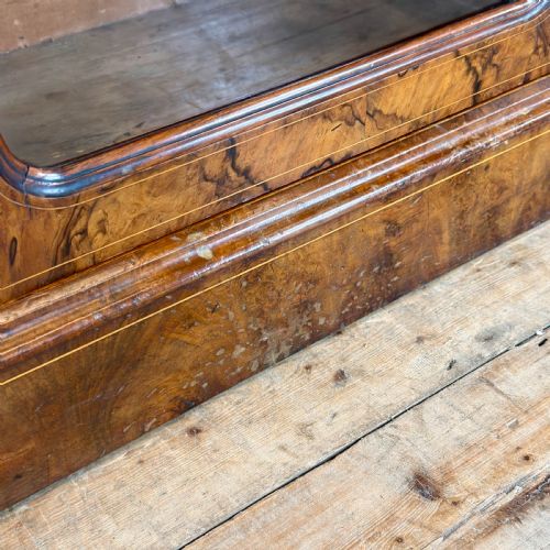 ANTIQUE VICTORIAN WALNUT GLAZED BOOKCASE - ADDITIONAL PHOTO 10