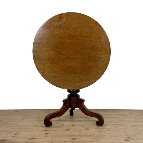 ANTIQUE GEORGIAN MAHOGANY TILT TOP TABLE