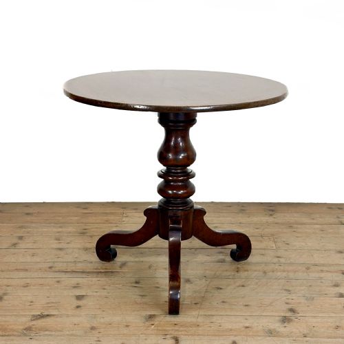 ANTIQUE GEORGIAN MAHOGANY TILT TOP TABLE - ADDITIONAL PHOTO 7