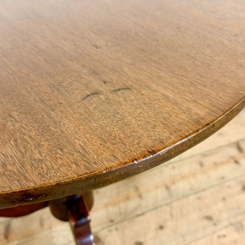 ANTIQUE GEORGIAN MAHOGANY TILT TOP TABLE - ADDITIONAL PHOTO 8