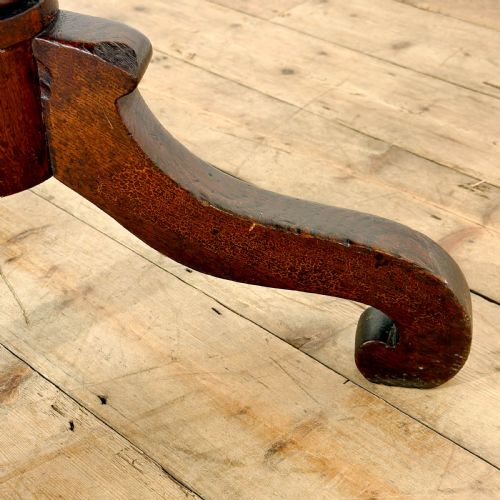 ANTIQUE GEORGIAN MAHOGANY TILT TOP TABLE - ADDITIONAL PHOTO 9