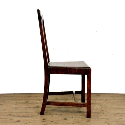 ANTIQUE SET OF SIX OAK DINING CHAIRS - ADDITIONAL PHOTO 6