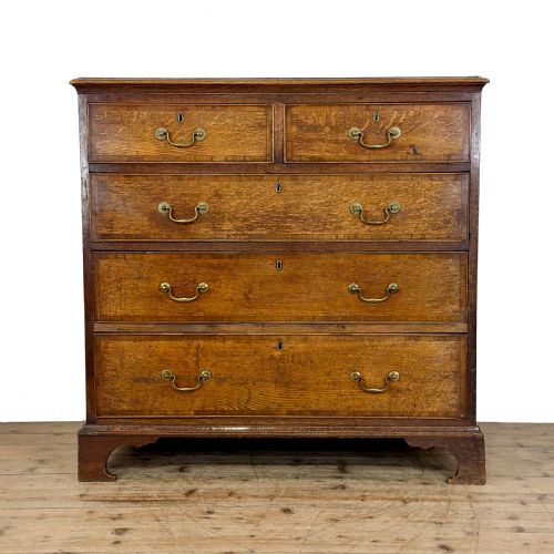 Antique 19th Century Oak Chest of Drawers
