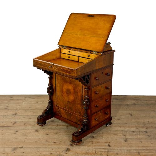 fig 3. Antique Walnut Davenport Desk
