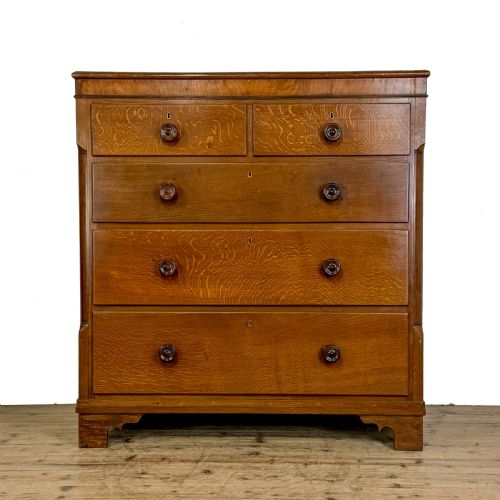 Antique 19th Century Oak Chest of Drawers

