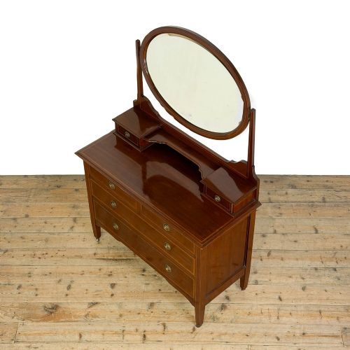 ANTIQUE EDWARDIAN MAHOGANY DRESSING TABLE - ADDITIONAL PHOTO 2