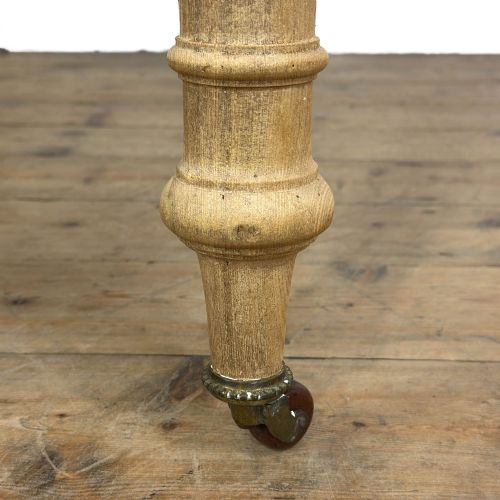 ANTIQUE STRIPPED PINE SIDE TABLE - ADDITIONAL PHOTO 6