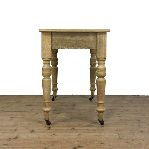 ANTIQUE STRIPPED PINE SIDE TABLE - ADDITIONAL PHOTO 7