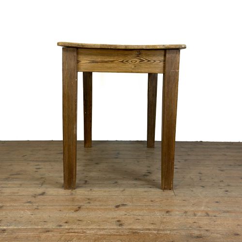 ANTIQUE RUSTIC WOODEN FARMHOUSE KITCHEN TABLE - ADDITIONAL PHOTO 3