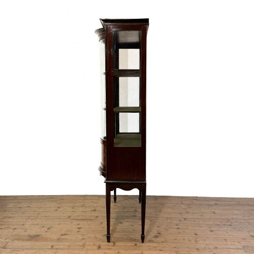 ANTIQUE EDWARDIAN MAHOGANY DISPLAY CABINET - ADDITIONAL PHOTO 4
