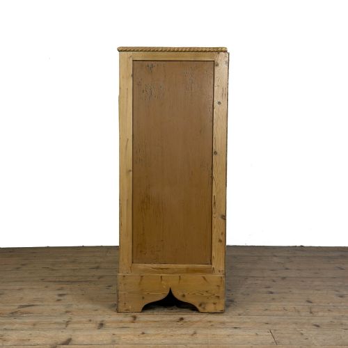 ANTIQUE STRIPPED PINE CHEST OF DRAWERS - ADDITIONAL PHOTO 1