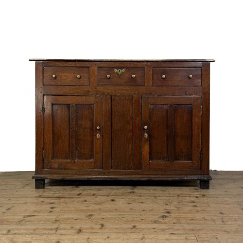 Antique 18th Century Oak Dresser Base