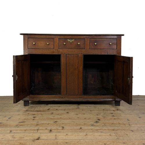 fig 2. Antique 18th Century Oak Dresser Base