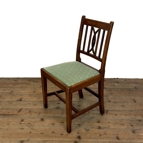 ANTIQUE SET OF SIX COUNTRY OAK DINING CHAIRS - ADDITIONAL PHOTO 13