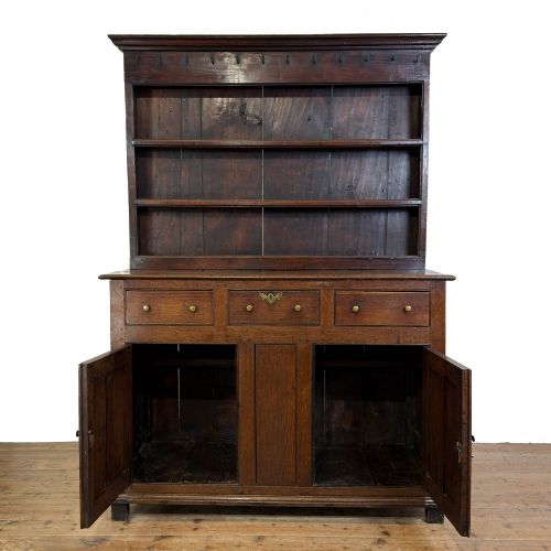 fig 3. Antique 18th Century Oak Dresser
