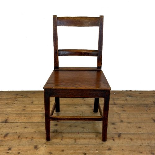 ANTIQUE HARLEQUIN SET OF FOUR WELSH OAK CHAIRS - ADDITIONAL PHOTO 4