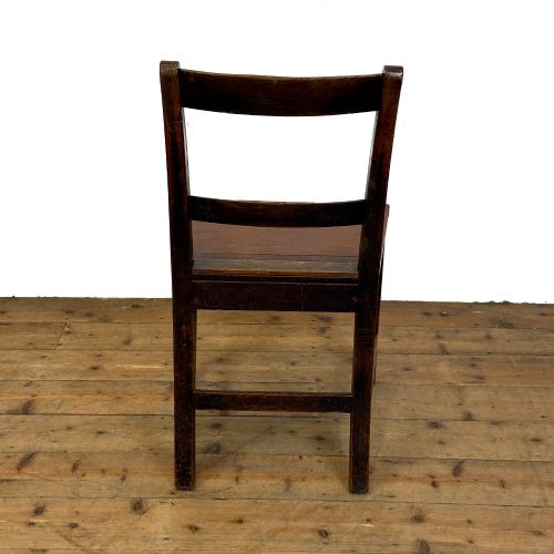 ANTIQUE HARLEQUIN SET OF FOUR WELSH OAK CHAIRS - ADDITIONAL PHOTO 7