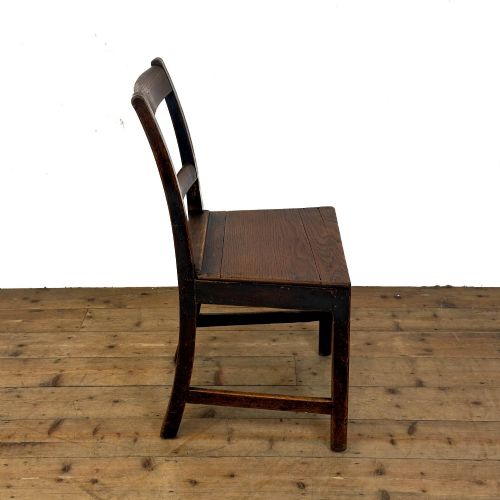 ANTIQUE HARLEQUIN SET OF FOUR WELSH OAK CHAIRS - ADDITIONAL PHOTO 8