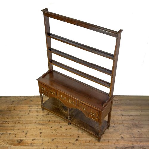 ANTIQUE 19TH CENTURY WELSH OAK DRESSER - ADDITIONAL PHOTO 2