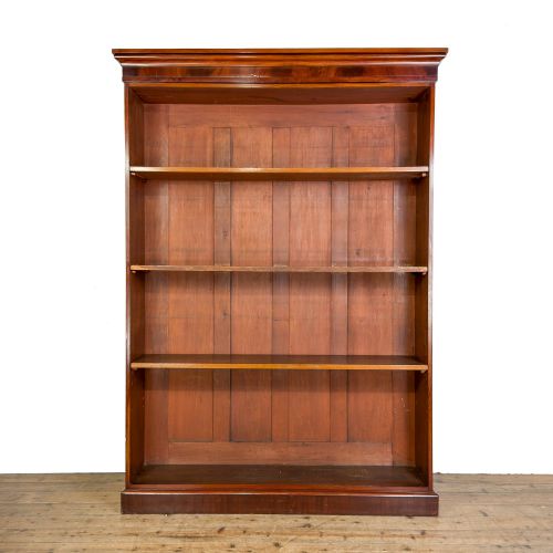 ANTIQUE LARGE MAHOGANY BOOKCASE