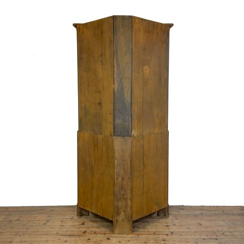 ANTIQUE GEORGIAN OAK CORNER CABINET - ADDITIONAL PHOTO 4