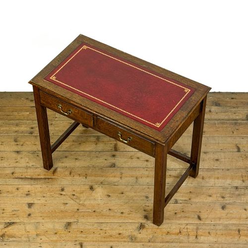ANTIQUE OAK WRITING TABLE - ADDITIONAL PHOTO 2