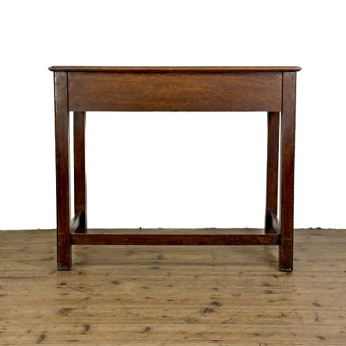 ANTIQUE OAK WRITING TABLE - ADDITIONAL PHOTO 4
