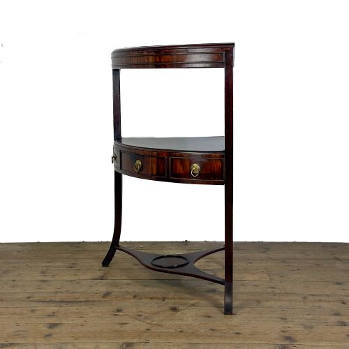 ANTIQUE GEORGIAN MAHOGANY CORNER WASHSTAND - ADDITIONAL PHOTO 1