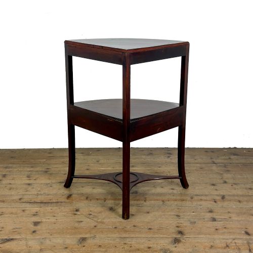 ANTIQUE GEORGIAN MAHOGANY CORNER WASHSTAND - ADDITIONAL PHOTO 4