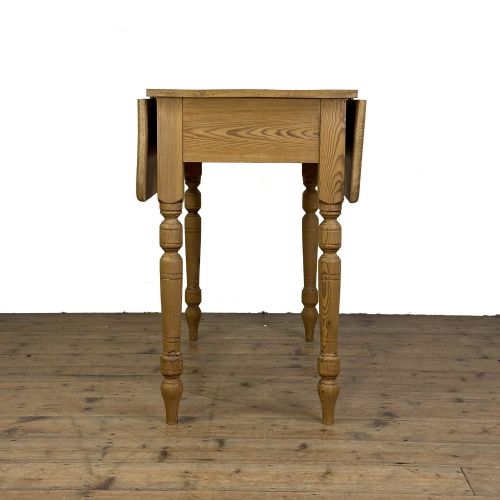 ANTIQUE PINE DROP LEAF KITCHEN TABLE - ADDITIONAL PHOTO 3