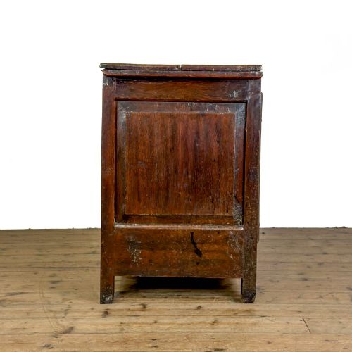 ANTIQUE 18TH CENTURY OAK MULE CHEST - ADDITIONAL PHOTO 7
