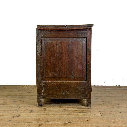 ANTIQUE 18TH CENTURY OAK MULE CHEST - ADDITIONAL PHOTO 9