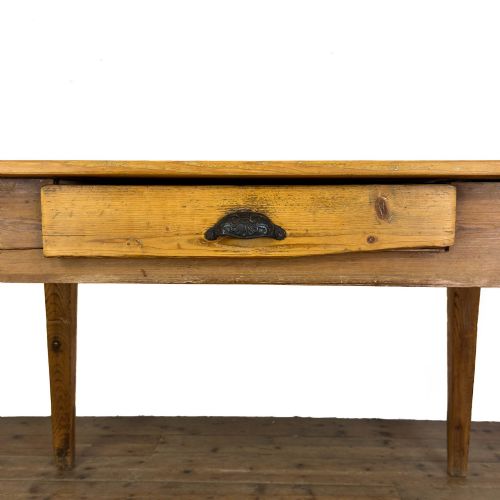 ANTIQUE PINE KITCHEN TABLE - ADDITIONAL PHOTO 2