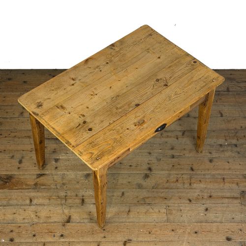 ANTIQUE PINE KITCHEN TABLE - ADDITIONAL PHOTO 3