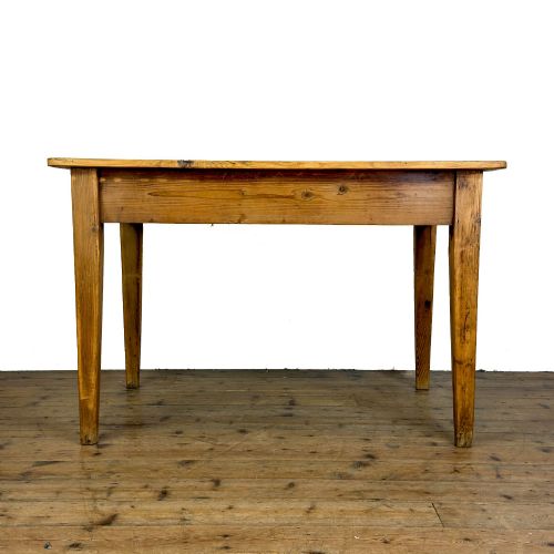 ANTIQUE PINE KITCHEN TABLE - ADDITIONAL PHOTO 5