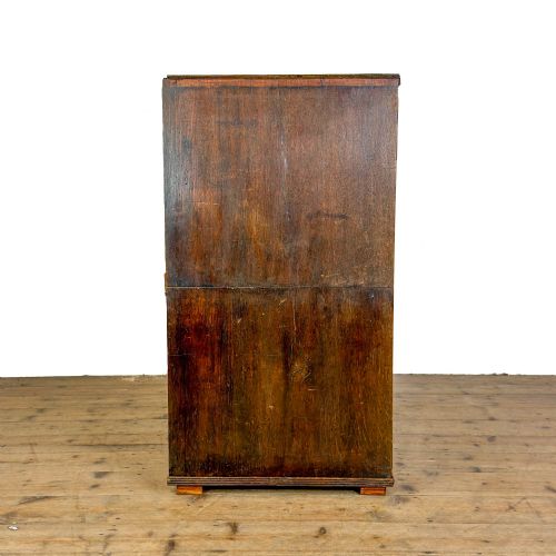 ANTIQUE 19TH CENTURY OAK CHEST OF DRAWERS - ADDITIONAL PHOTO 5