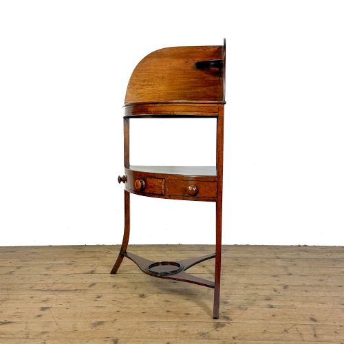 ANTIQUE MAHOGANY CORNER WASHSTAND - ADDITIONAL PHOTO 4