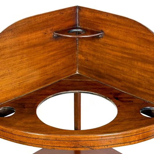 ANTIQUE MAHOGANY CORNER WASHSTAND - ADDITIONAL PHOTO 9